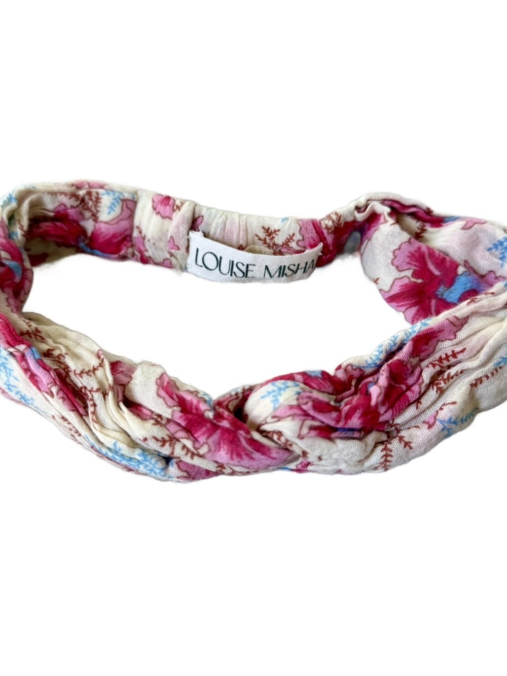 Louise Misha Yuriria Organic Cotton Headband Ecru